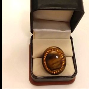 Tiger eye ring